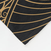 Art deco: klassiek geometrisch patroon. fleece deken (Hoek)
