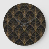 Art deco: klassiek geometrisch patroon. grote klok (Voorkant)