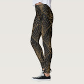 Art deco: klassiek geometrisch patroon. leggings (Links)