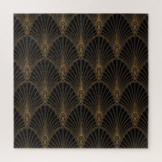 Art deco: klassiek geometrisch patroon. legpuzzel