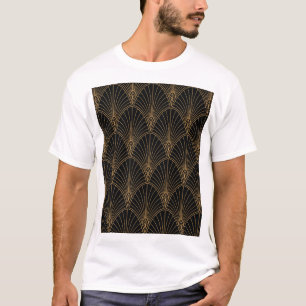 Art deco: klassiek geometrisch patroon. t-shirt