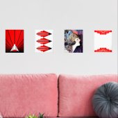 Art deco klassiekers muurkunst sets (Woonkamer)