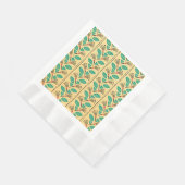 Art Deco Klimatende aardbeiboomwijnstokken Servet (Hoek)