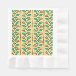 Art Deco Klimatende aardbeiboomwijnstokken Servet