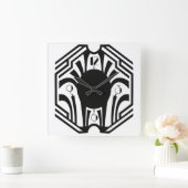 Art Deco-klok Vierkante Klok (Huis)