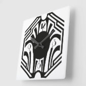Art Deco-klok Vierkante Klok (Hoek)