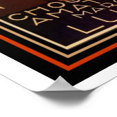 Art Deco  koffie Poster 12 x 16 (Hoek)