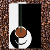  Art Deco, Koffiebeker met stoom