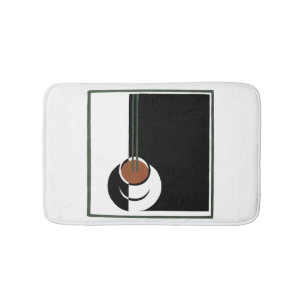  Art Deco, Koffiebeker met stoom Badmat