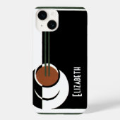 Art Deco, Koffiebeker met stoom Case-Mate iPhone Case (Achterkant)