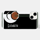 Art Deco, Koffiebeker met stoom Case-Mate iPhone Case (Achterkant (horizontaal))