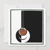  Art Deco, Koffiebeker met stoom Kaart (Voorkant)