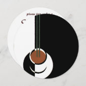  Art Deco, Koffiebeker met stoom Kaart (Voorkant / Achterkant)