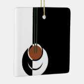  Art Deco, Koffiebeker met stoom Keramisch Ornament (Rechts)