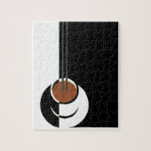 Art Deco, Koffiebeker met stoom Legpuzzel (Verticaal)