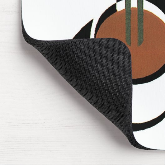 Art Deco, Koffiebeker met stoom Muismat (Hoek)