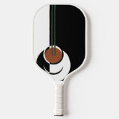  Art Deco, Koffiebeker met stoom Pickleball Paddle (Achterkant)