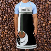 Art Deco, Koffiebeker met stoom Schort