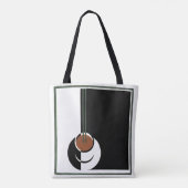  Art Deco, Koffiebeker met stoom Tote Bag (Achterkant)