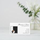 Art Deco, Koffiebeker met stoom Visitekaartje (Staand voorkant)