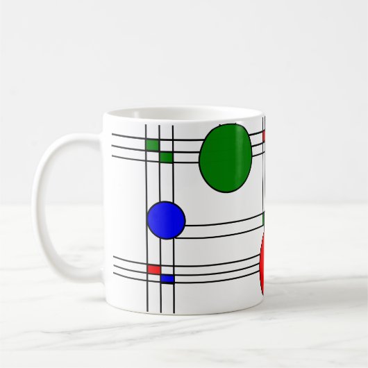 Art Deco Koffiemok (Links)