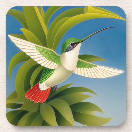 Art Deco Kolibrie Onderzetter Set