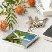 Art Deco Kolibrie Sleutelhanger (Zijkant)