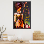 Art Deco Koningin van 2025 Poster (Keuken)