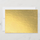 Art Deco koppels bruiloft shower Gatsby goud folie Kaart (Achterkant)