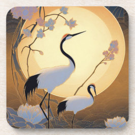 Art Deco Kraan Harde plastic onderzetterset Bier Onderzetter