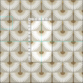 Art Deco kranen beige Stof (Delen)