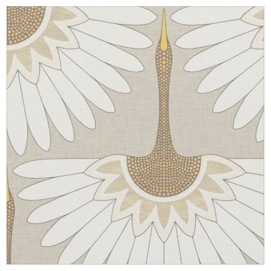 Art Deco kranen beige Stof (Close Up)