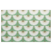 Art Deco kranen weide groen Stof (Fat Quarter)