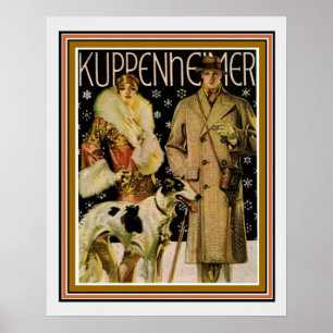Art Deco Kuppenheimer en Poster 16 x 20