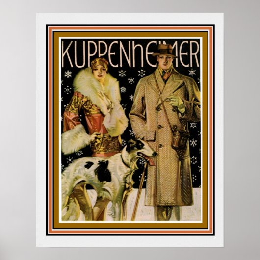Art Deco Kuppenheimer en Poster 16 x 20 (Voorkant)