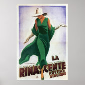  art Deco La Rinascente 1900 Poster (Voorkant)