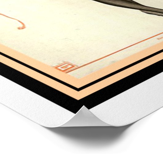 Art Deco La Vie Parisienne 12 x 16 Afdrukken Poster (Hoek)