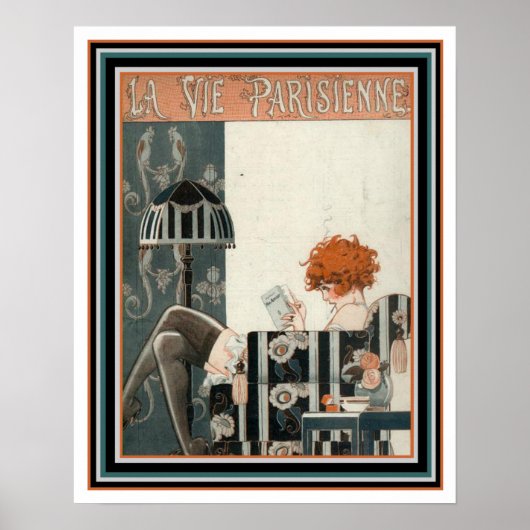 Art Deco La Vie Parisienne 16 x 20 Poster (Voorkant)