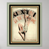 Art Deco La Vie Parisienne 16 x 20 Poster (Voorkant)