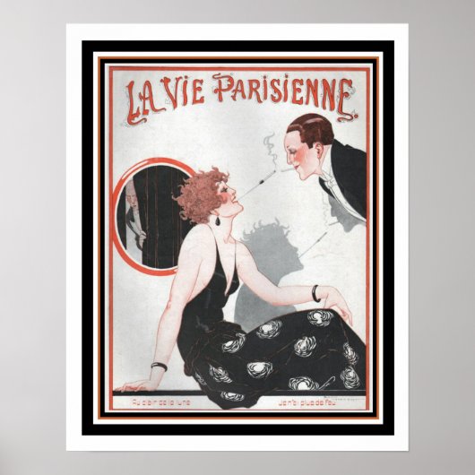 Art Deco La Vie Parisienne 16 x 20 Poster (Voorkant)