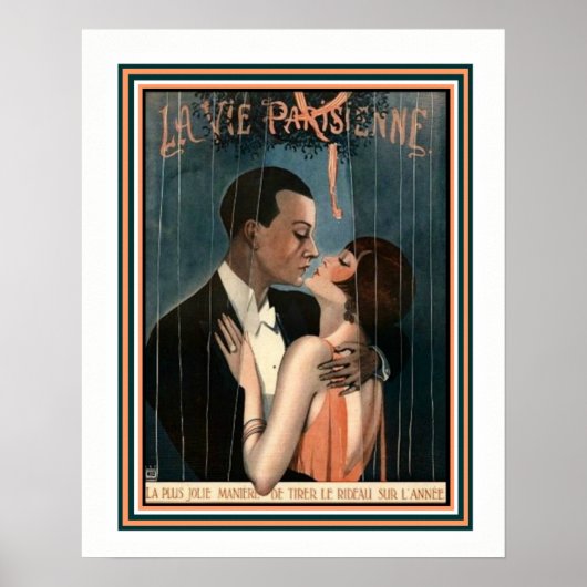 Art Deco La Vie Parisienne 16 x 20 Poster (Voorkant)