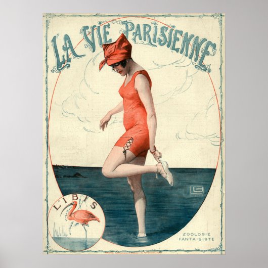 Art Deco La Vie Parisienne Poster (Voorkant)