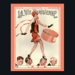 Art Deco La Vie Parisienne Poster 1920<br><div class="desc">Populair poster van de Art Deco-cover van 1920 voor het Franse tijdschrift La Vie Parisienne.</div>