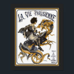Art Deco La Vie Parisienne Poster uit 1920 (bewerk<br><div class="desc">Oogstrelende,  aangrijpende twintigste,  Art Deco cover voor La Vie Parisienne met een scherp meisje dat een draak rijdt. Het poster meet standaard 11x14 (getoond). Ook beschikbaar in standaard 16x20,  douanegrootte,  evenals,  canvas.</div>