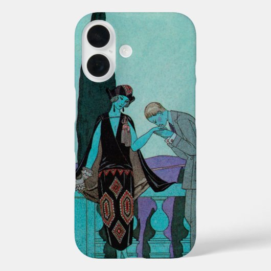 Art Deco La Villa d'Este door George Barbier Case-Mate iPhone Case (Achterkant)