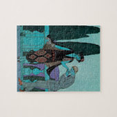  Art Deco La Villa d'Este door George Barbier Legpuzzel (Horizontaal)