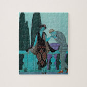  Art Deco La Villa d'Este door George Barbier Legpuzzel (Verticaal)