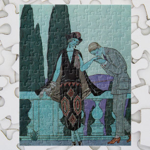 Art Deco La Villa d'Este door George Barbier Legpuzzel
