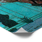 Art Deco La Villa d'Este door George Barbier Poster (Hoek)