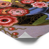 Art Deco Label Odalisque Toilette Poster (Hoek)